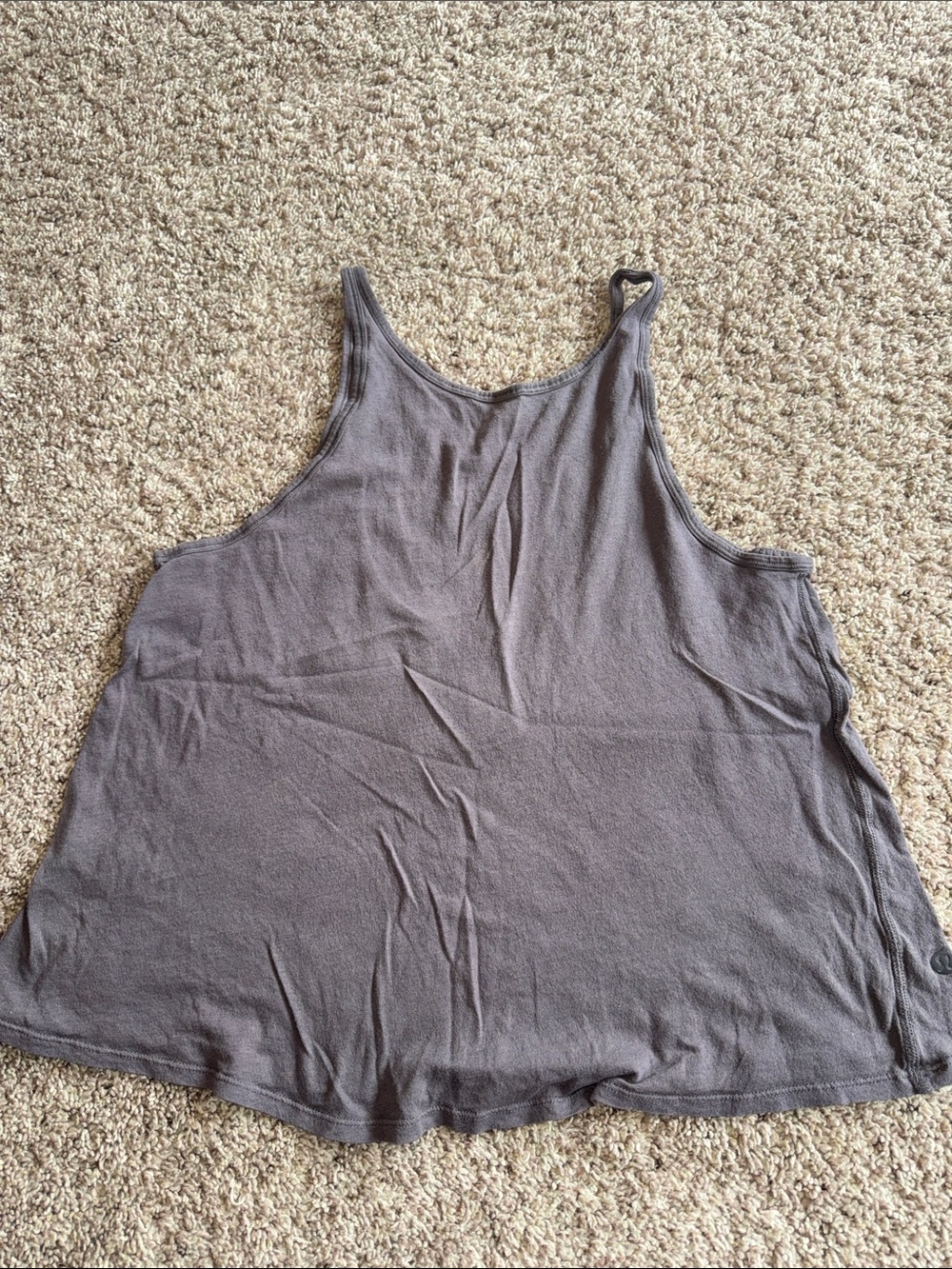 Lululemon dark grey trapeze fit tank size xs